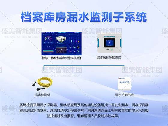 檔案庫房漏水監測子系統